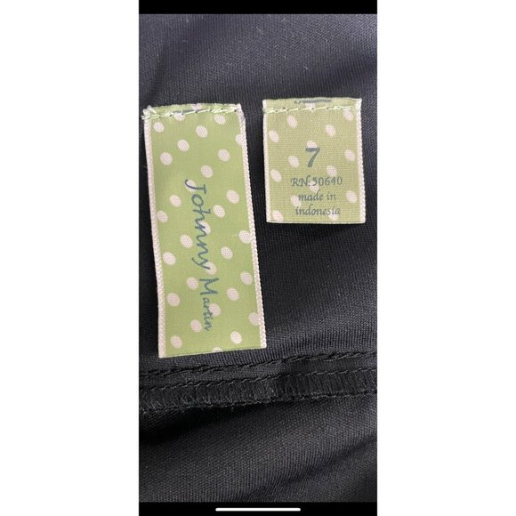 JOHNNY Martin Black Chiffon Halter Dress Size 7 - Picture 5 of 7